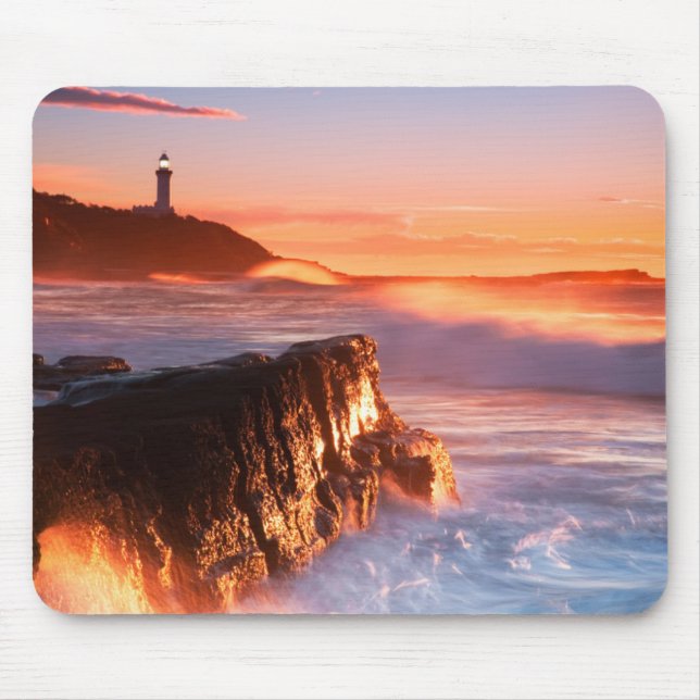 Mousepad Praia principal dos soldados do farol | de Norah, (Frente)