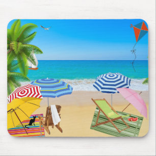 Mousepad Praia tropical