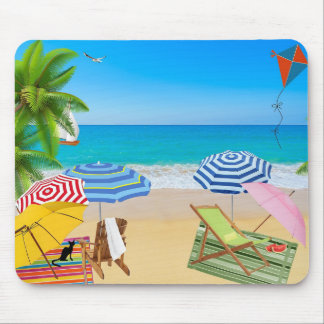 Mousepad Praia Tropical