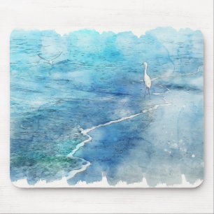 Mousepad Praia tropical em Azul Aqua Turquoise