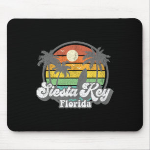 Mousepad Praia Vintage Siesta Key Florida Surf Retro 70s