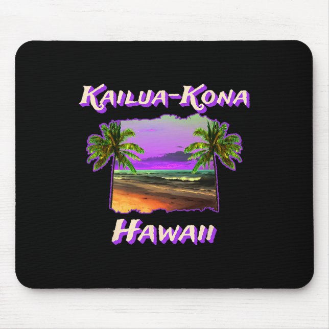 Mousepad Praias De Kailua-Kona Havaí 1 (Frente)