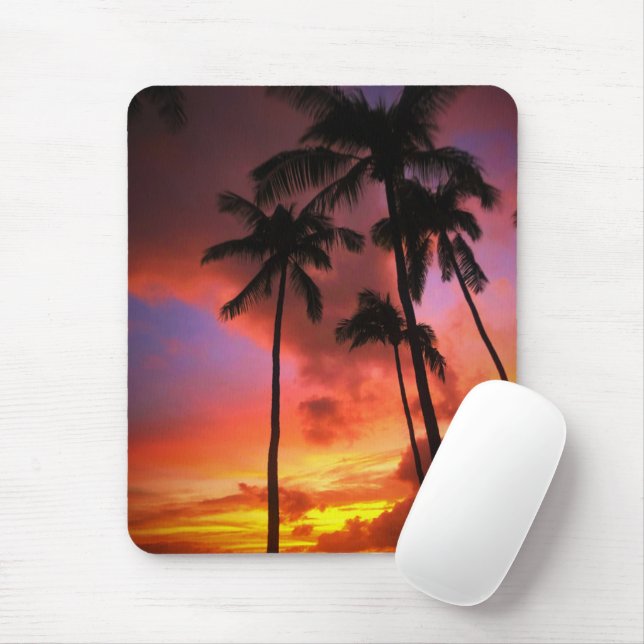 Mousepad Praias Tropicais | Ilhas Maui Hawaii (Com mouse)