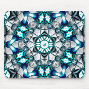 Mousepad Prata-céu com aspecto de aço-sanduíche escovado