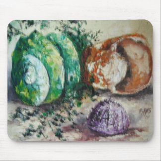 Mousepad Prateleiras do Mar de Pintura de Ann Hayes