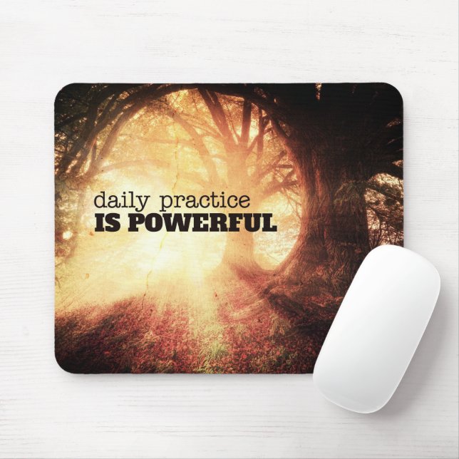 Mousepad Prática Diária (Com mouse)