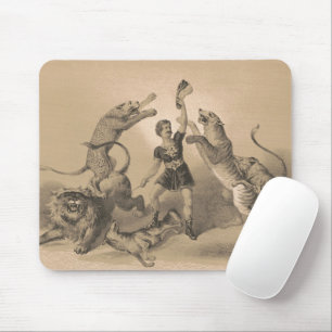 Mousepad Praticante De Circo Em Pé De Animais Viciados