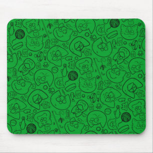 Mousepad Prato de catastrofe, verde