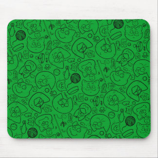 Mousepad Prato de catastrofe, verde