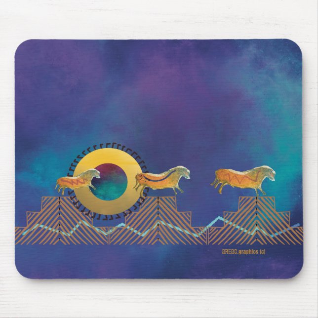 Mousepad Prato-de-cavalo-caverna (Frente)