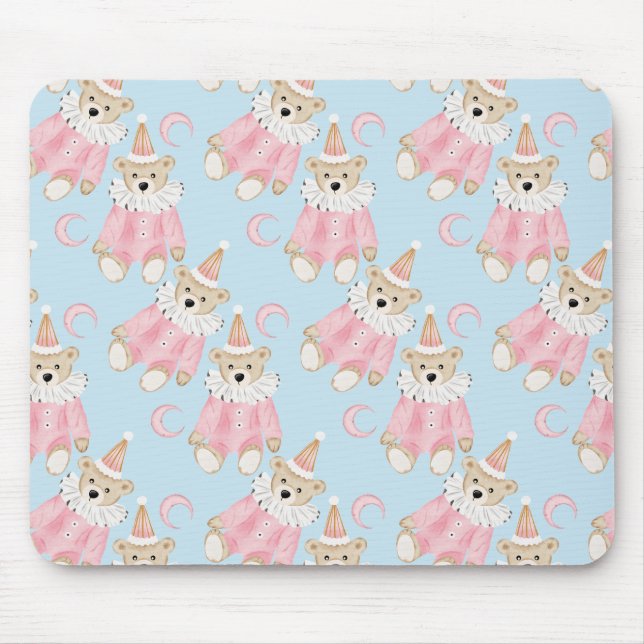 Mousepad Prato de Natal pastel de inverno (Frente)
