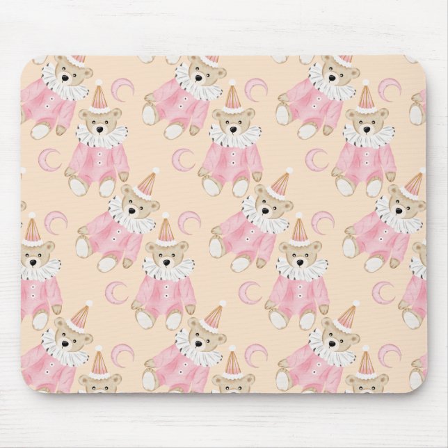 Mousepad Prato de Natal pastel de inverno (Frente)