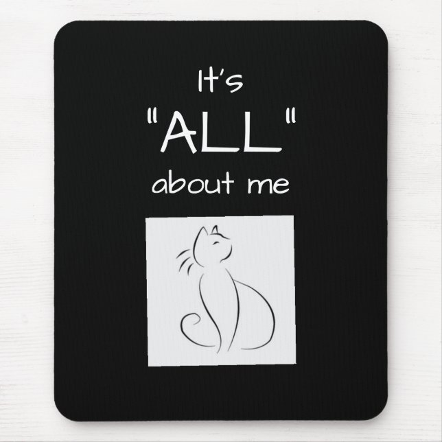 Mousepad Prato de rato Purrfect (Frente)