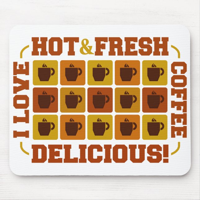 Mousepad Prato-do-café quadrado (Frente)
