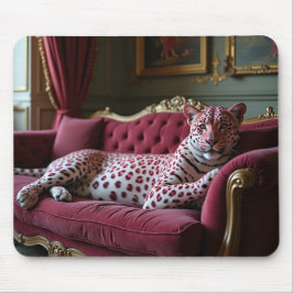 Mousepad Prato-do-leopardo rosa