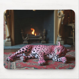 Mousepad Prato-do-leopardo rosa