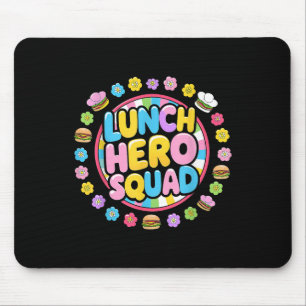 Mousepad Pré-Disquete De Volta Ao Almoço Da Escola, Lady Sq