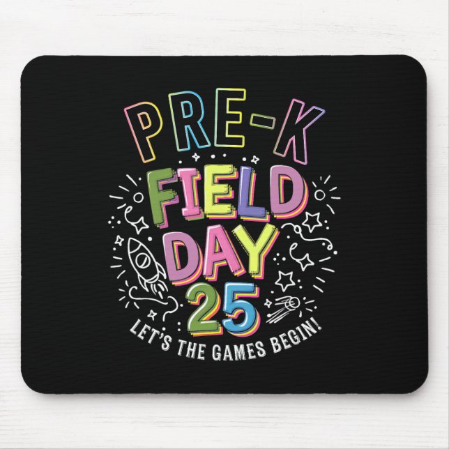 Mousepad Pré-k Dia de Campo 2025 Que os Jogos Comecem Crian (Frente)