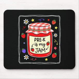 Mousepad Pré-k é geléia morango professora pré-k meninas cr