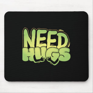 Mousepad Precisa de Abraços – Design de Conforto Fofo para 
