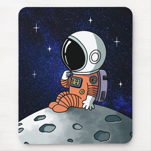 Mousepad Precisa de espaço, astronauta, espaçador (Frente)