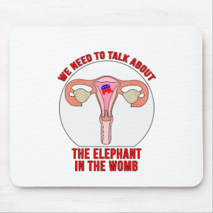 Mousepad Precisamos conversar sobre o elefante na Womb