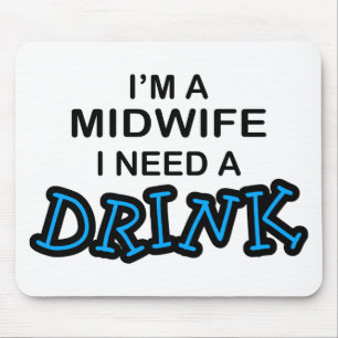 Mousepad Precise uma bebida - parteira