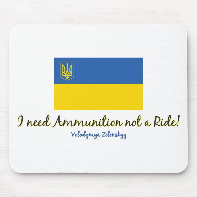 Mousepad Preciso de Ammo-Zelenskyy (Frente)