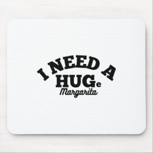 Mousepad Preciso De Um Grande Cinco Engraçado Margarita De