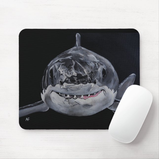 Mousepad Predator of the Sea Painting by Alfred Fox (Com mouse)