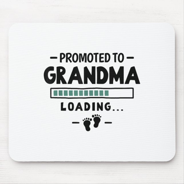 Mousepad Pregnancy Announcement First Grandbaby - Promoted  (Frente)