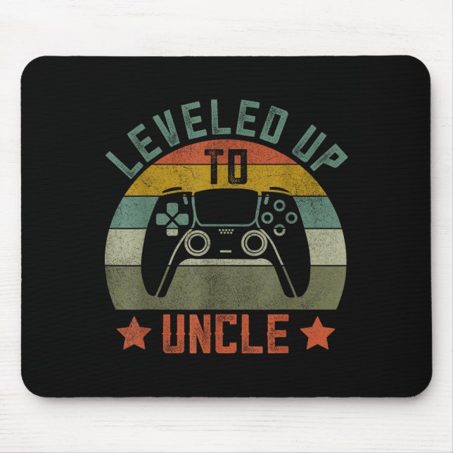 Mousepad Pregnancy Announcement Gamer Apparel, Funny New Un (Frente)