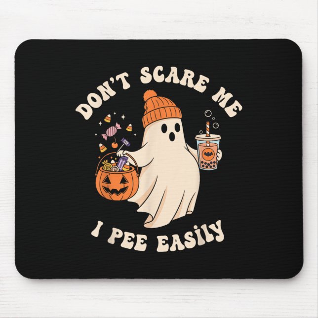 Mousepad Pregnant Ghost Trick Or Treat Dress Lazy Halloween (Frente)