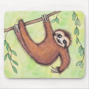 Mousepad Preguiça bonito