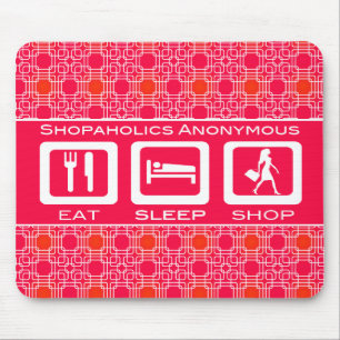 Mousepad Prêmio de Compro de Sono Engraçado Rosa