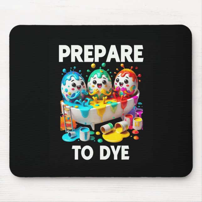 Mousepad Prepare-Se Para Tocar Ovos Tingidos De Páscoa Engr (Frente)