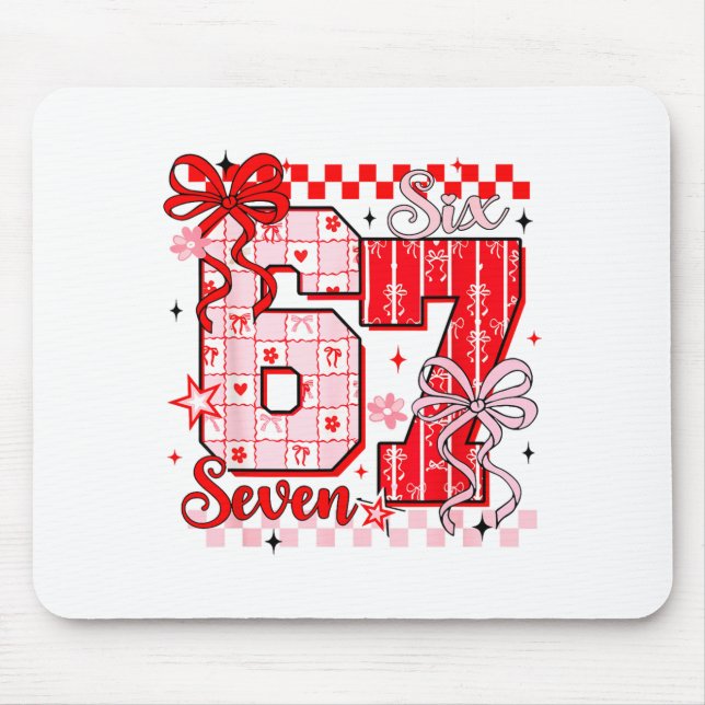 Mousepad Preppy Nk Valentine 67 Six Seven Meme Valentines D (Frente)