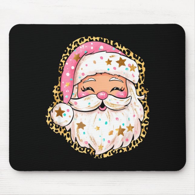 Mousepad Preppy Santa - Christmas - Funny Christmas - Happy (Frente)