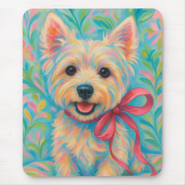 Mousepad Preppy Westie (Frente)