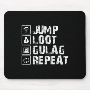 Mousepad Presa Saque Gulag Repita Presente de Jogador de Jo