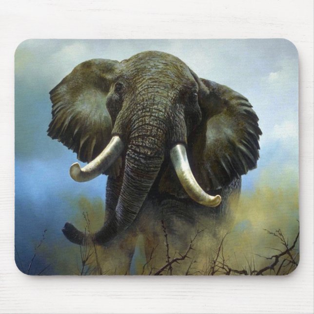 Mousepad Presas, elefantes (Frente)