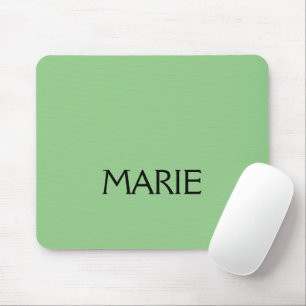 MOUSEPAD PRESENÇA DE TEXTO SIMPLES MÍNIMO VERDE ADICIONE O