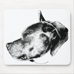 Mousepad presença ousada pitbull