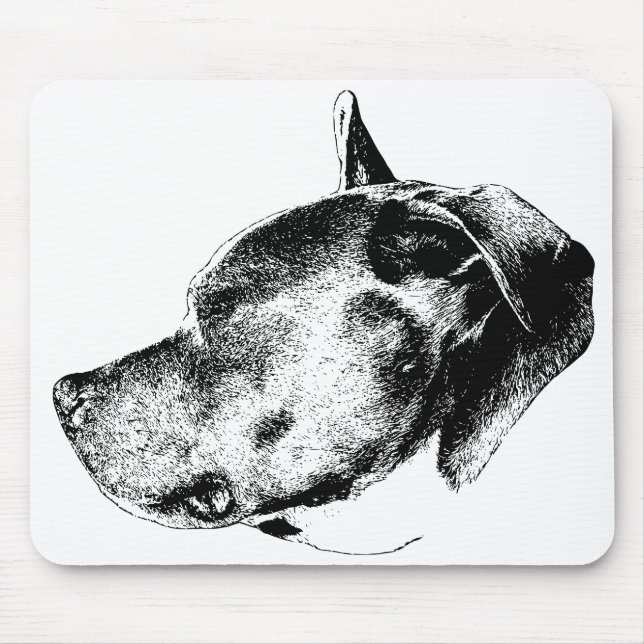 Mousepad presença ousada pitbull (Frente)