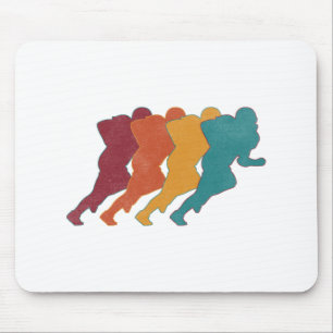 Mousepad Presente americano de futebol para amantes de fute