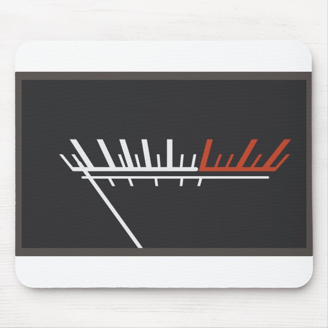 Mousepad Presente Audiophile do volume análogo do medidor (Frente)