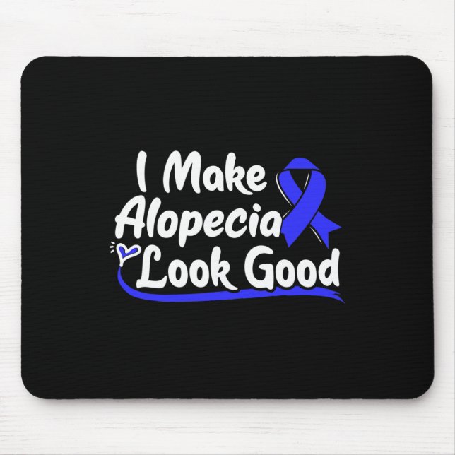 Mousepad Presente da Alopecia Areata - Conscientização da P (Frente)