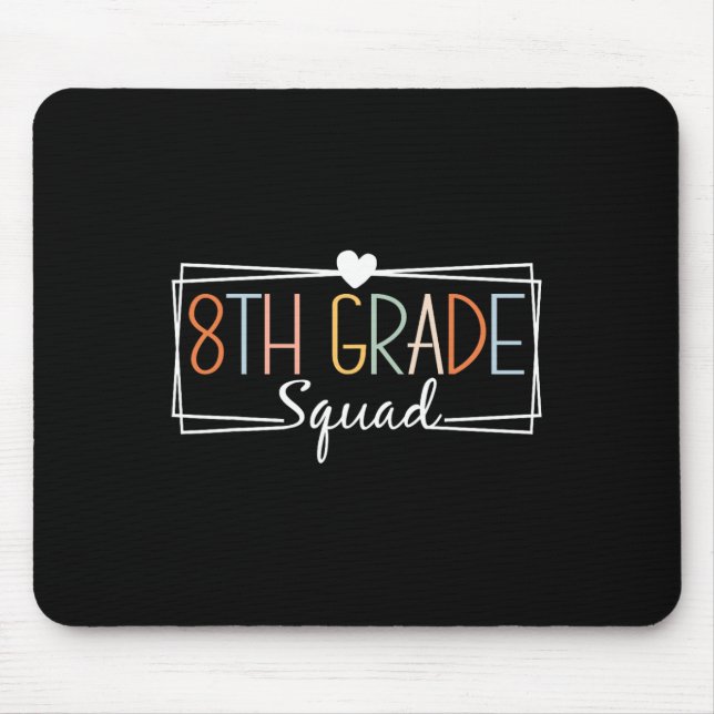 Mousepad Presente da Moda para Aluno ou Professor da Oitava (Frente)