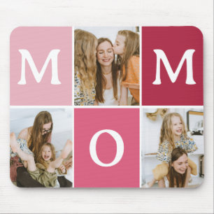 Mousepad Presente de 3 Fotos da 'MÃE' Moderna