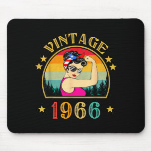 Mousepad Presente de 60º Aniversário 60 Anos Para Mulheres
